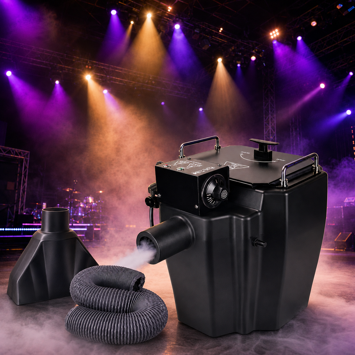 KTVLIGHTS 3500W/6000W Low-Lying Dry Ice Fog Machine-Y8