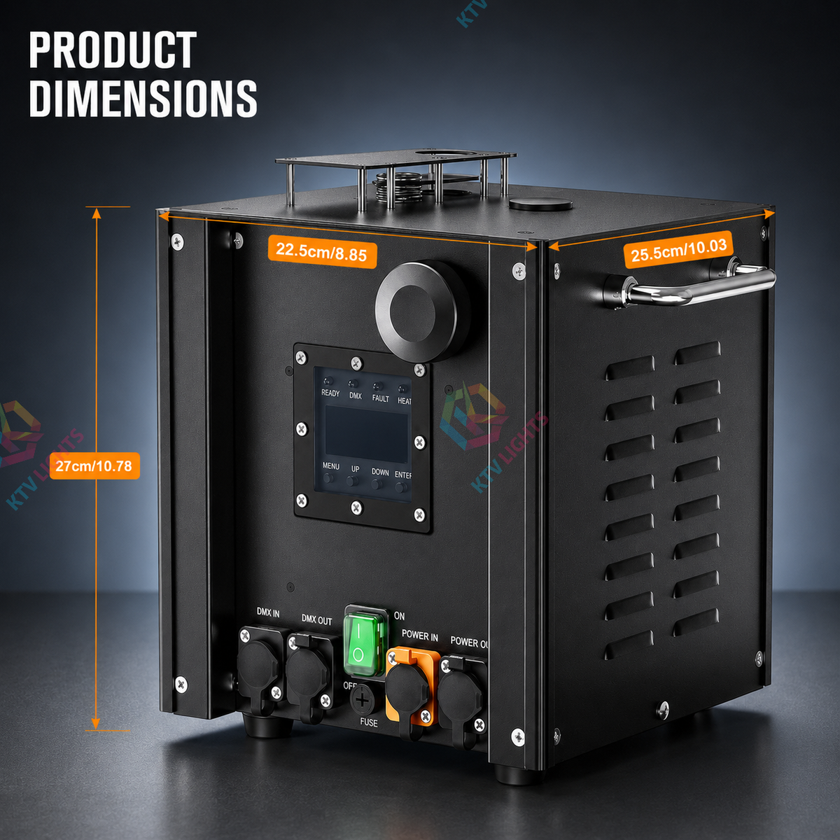 KTVLIGHTS 700W Waterproof DMX512 Cold Spark Machine-H7