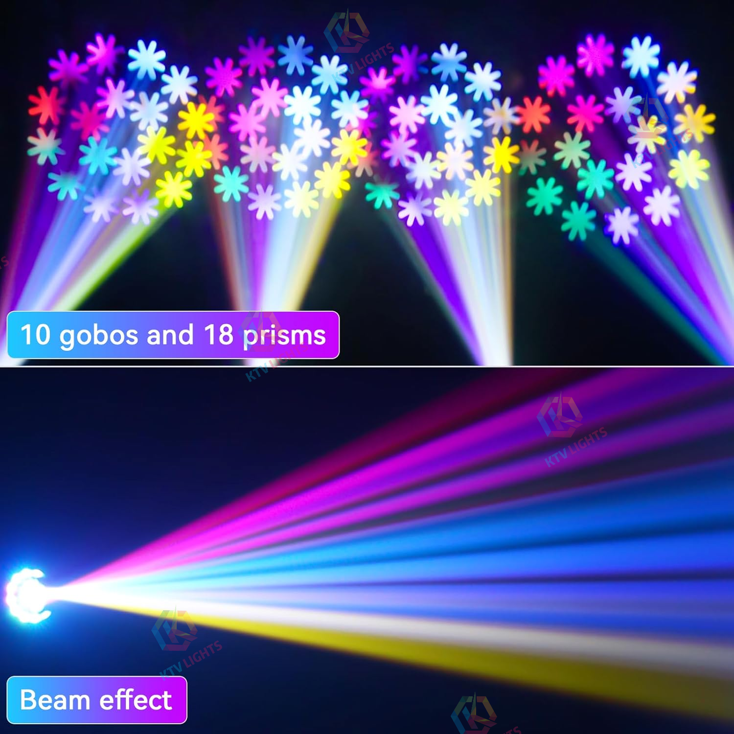 120W stage light pattern 8 color effect light - E41
