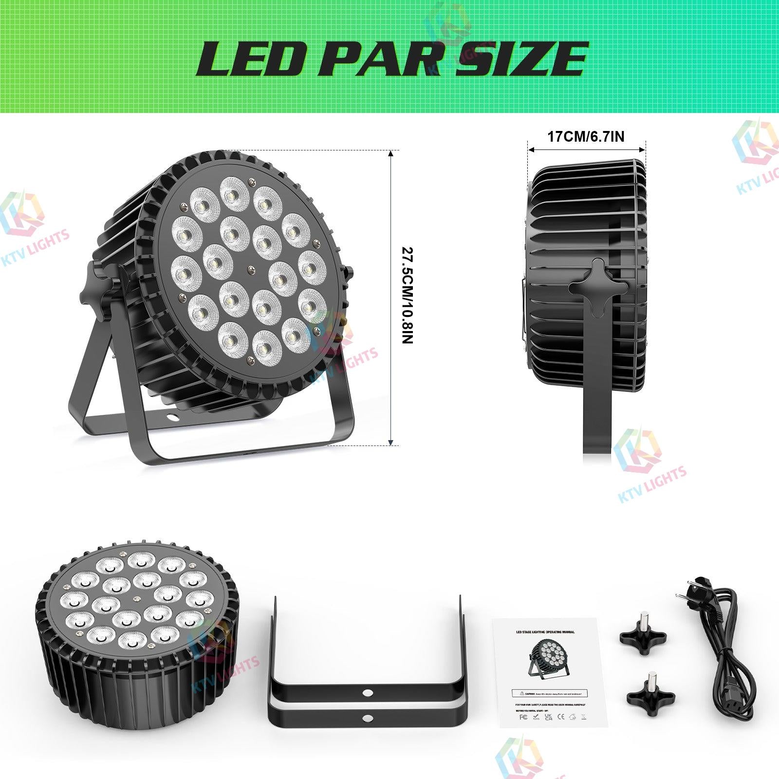 200w RGBW LED Stage Par Light-P4