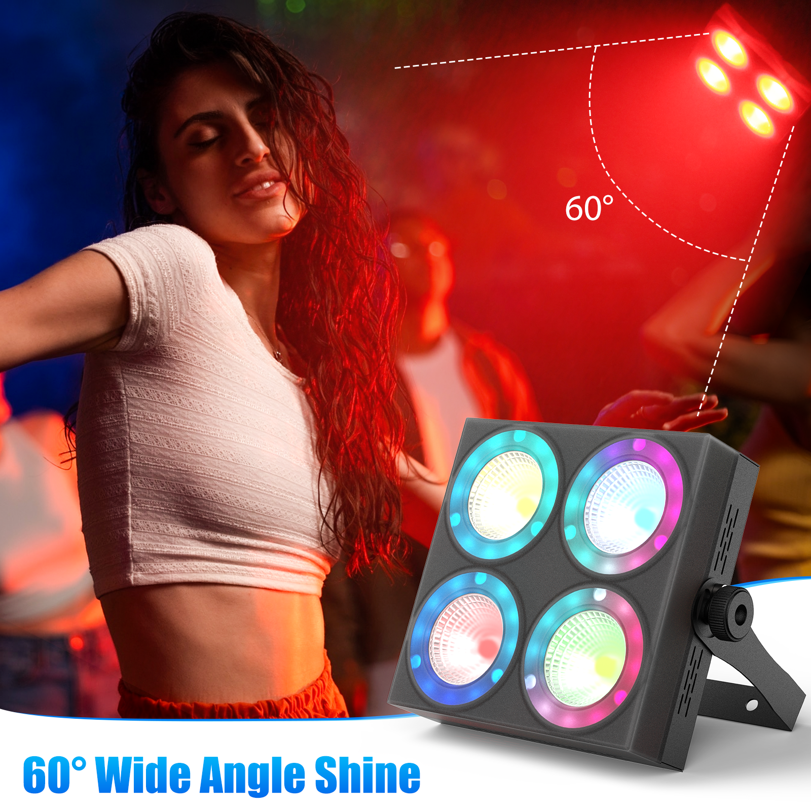 80W RGBW LED Wash Par Light  -X22