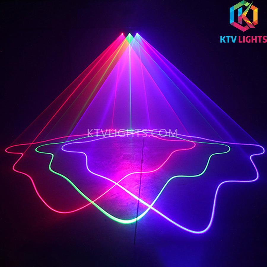 3-hole RGB scanning laser light DMX stage light-B24 - Ktvlights