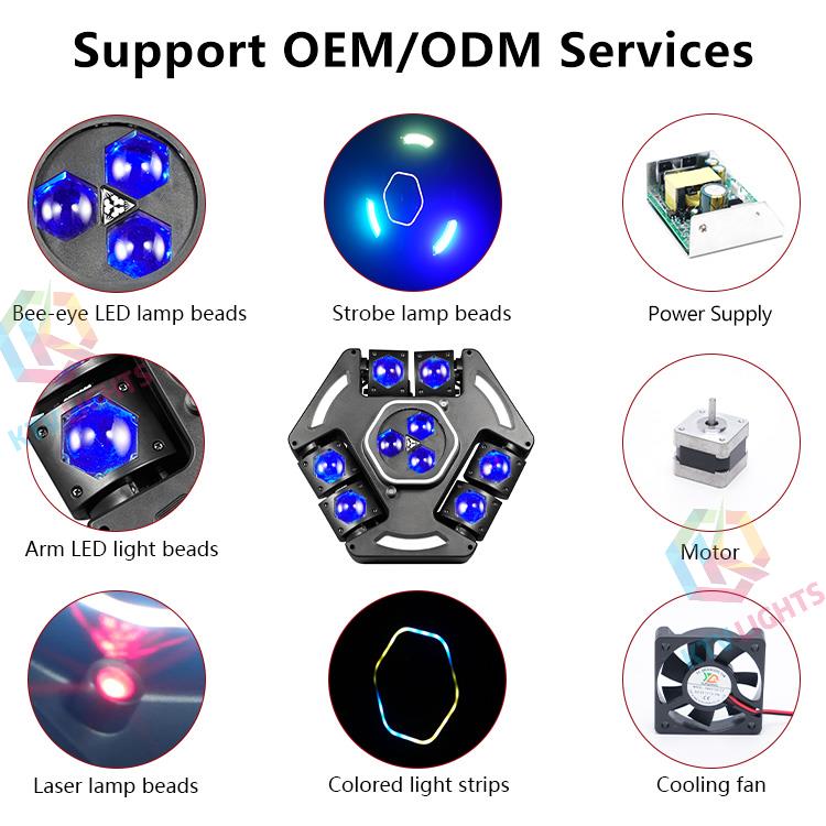 New 4-in-1 War God Moving Head Light-E56