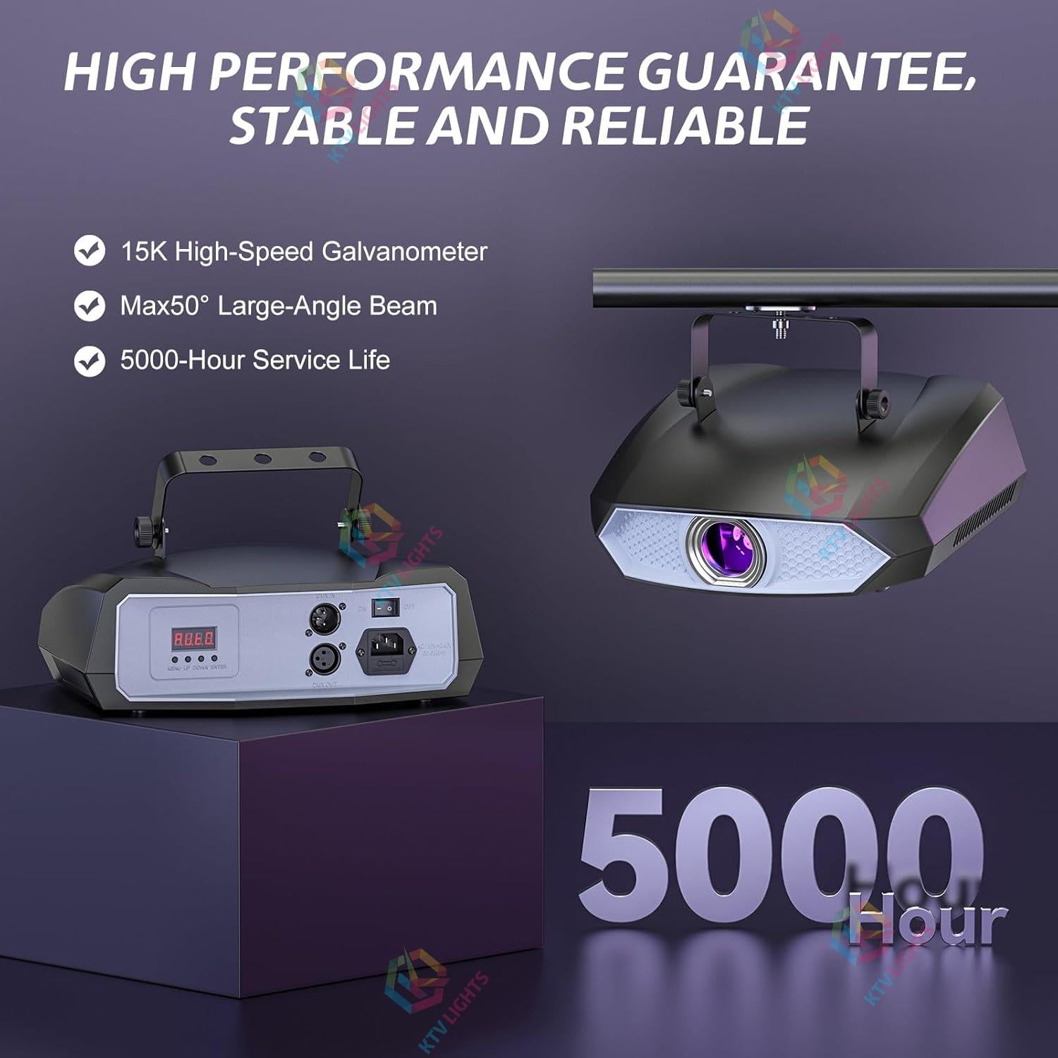 2w APP 3D Animation Party DJ RGB Laser Light - A33