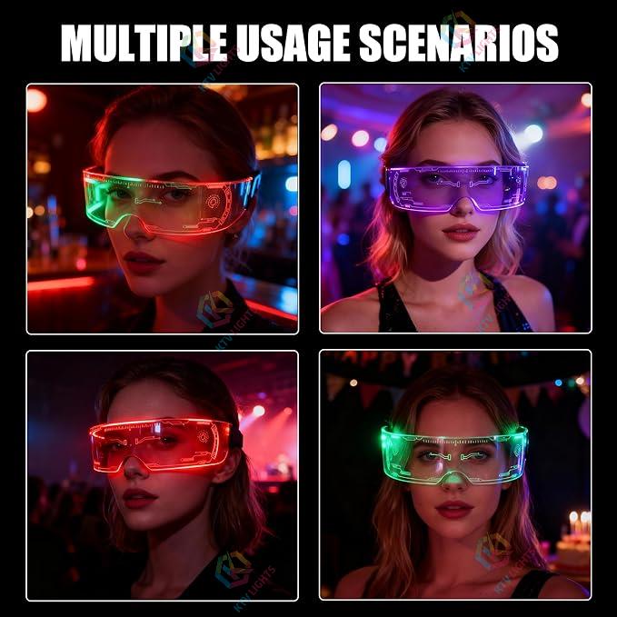 Colorful LED luminous glasses-M3