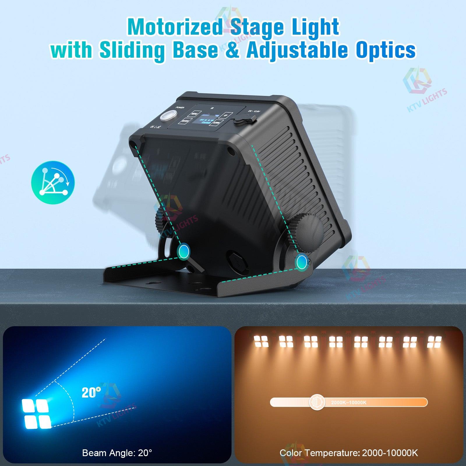 IP65 waterproof battery led 4x15w RGBW par light-P15