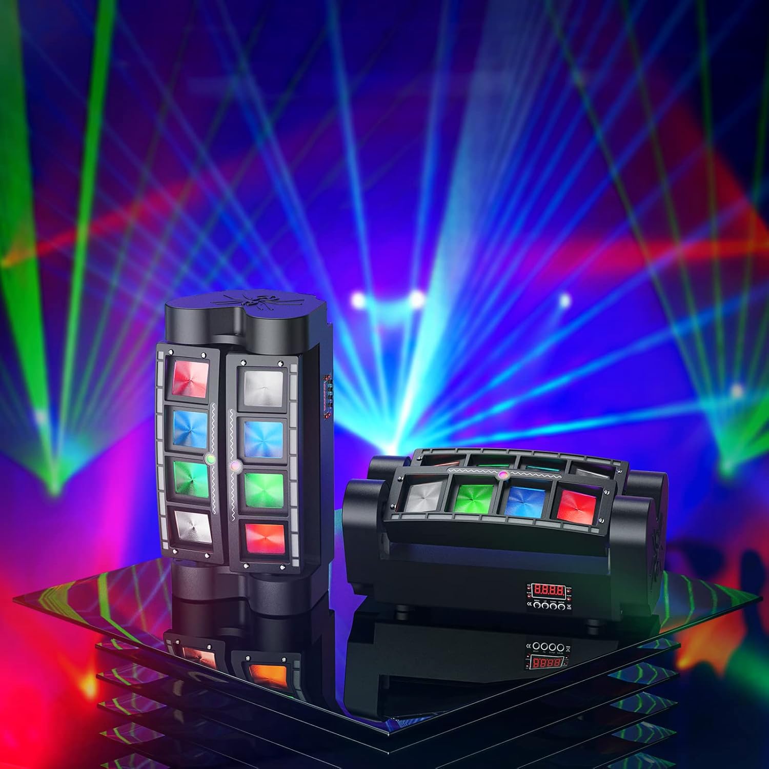 New 3-in-1 RGBW LED Beam Moving Head Lightt-E23