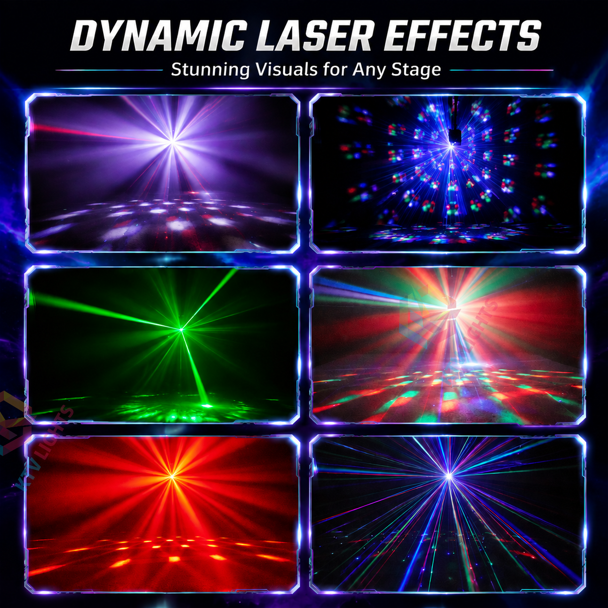 KTVLIGHTS Mini moving-head stage light suitable for DJ parties and various events-E92