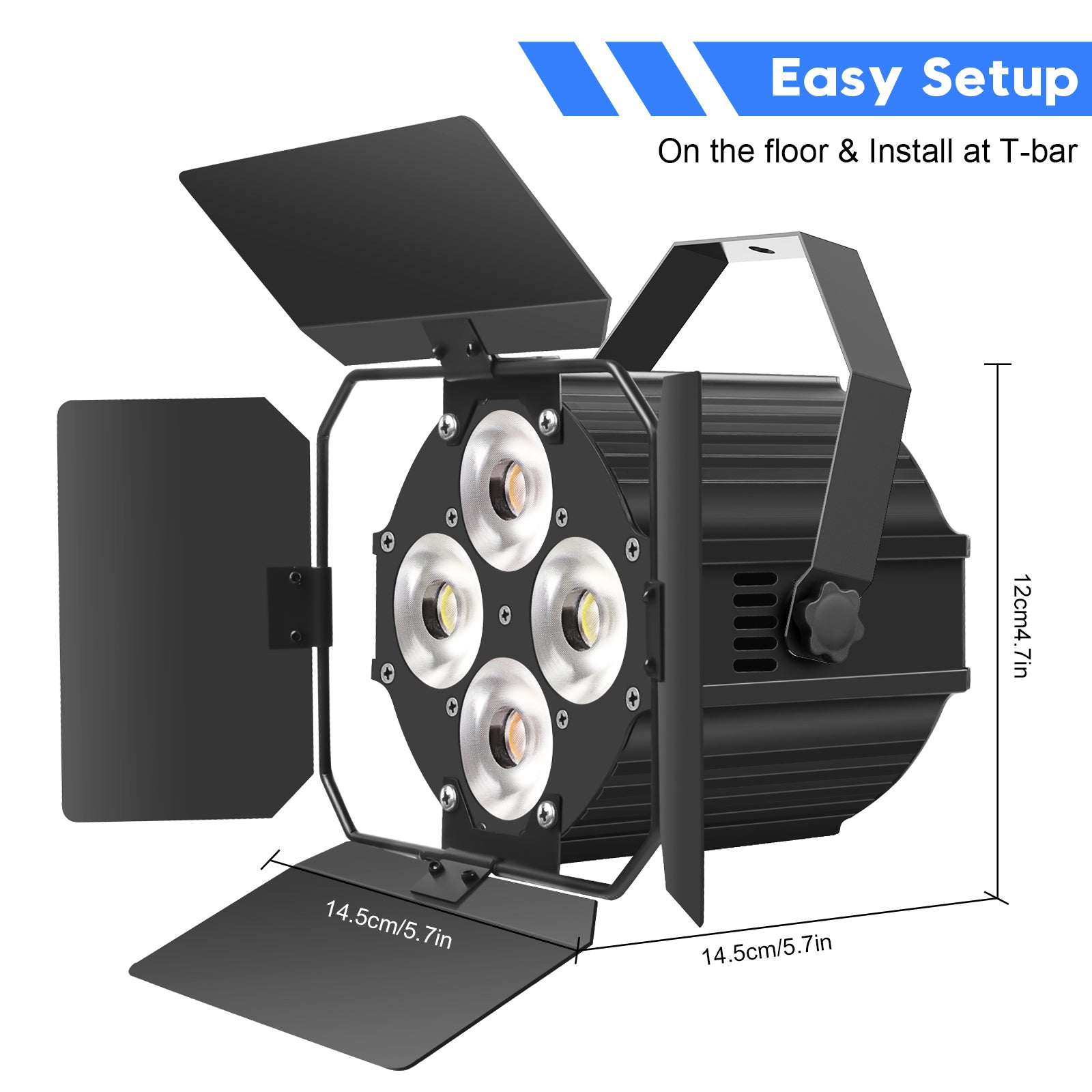 120W LED Stage Light with Barn Door-P22