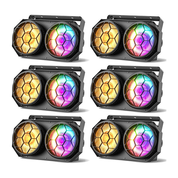 2x100W RGB LED COB PAR LED Flashing Lights - P65