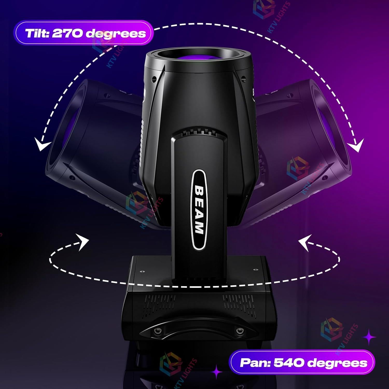 230W 7R beam 24 facet prism moving head light-E21