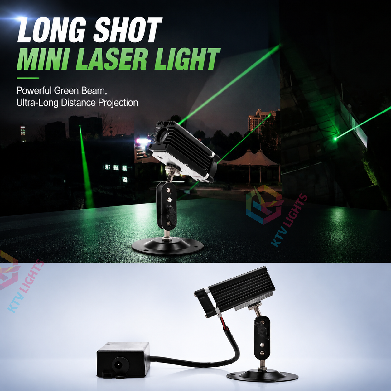 KTVLIGHTS Mini Laser Light – DJ Party Stage Projection Effect-B13