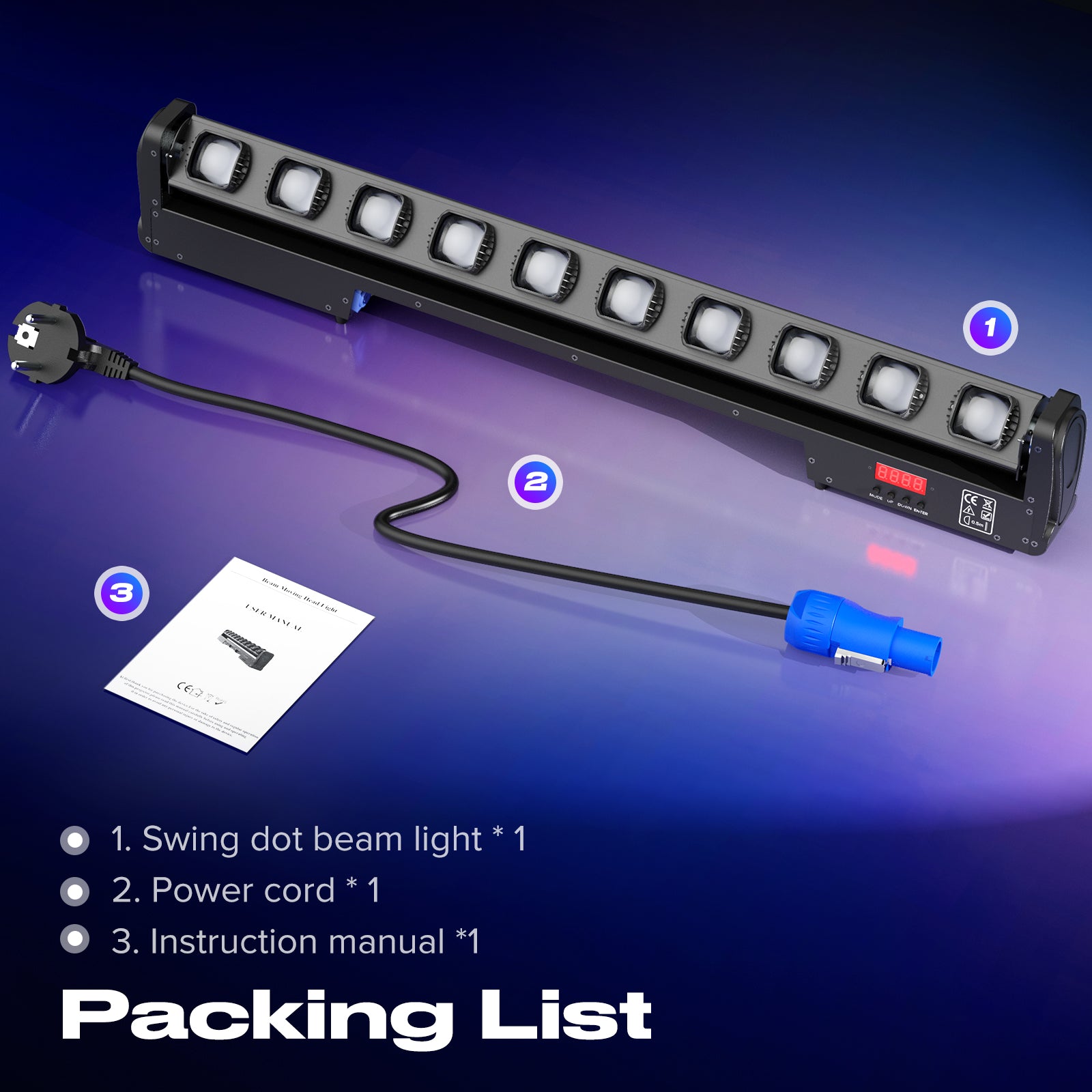 250W LED RGBW 4-in-1 Wall Washer-X5