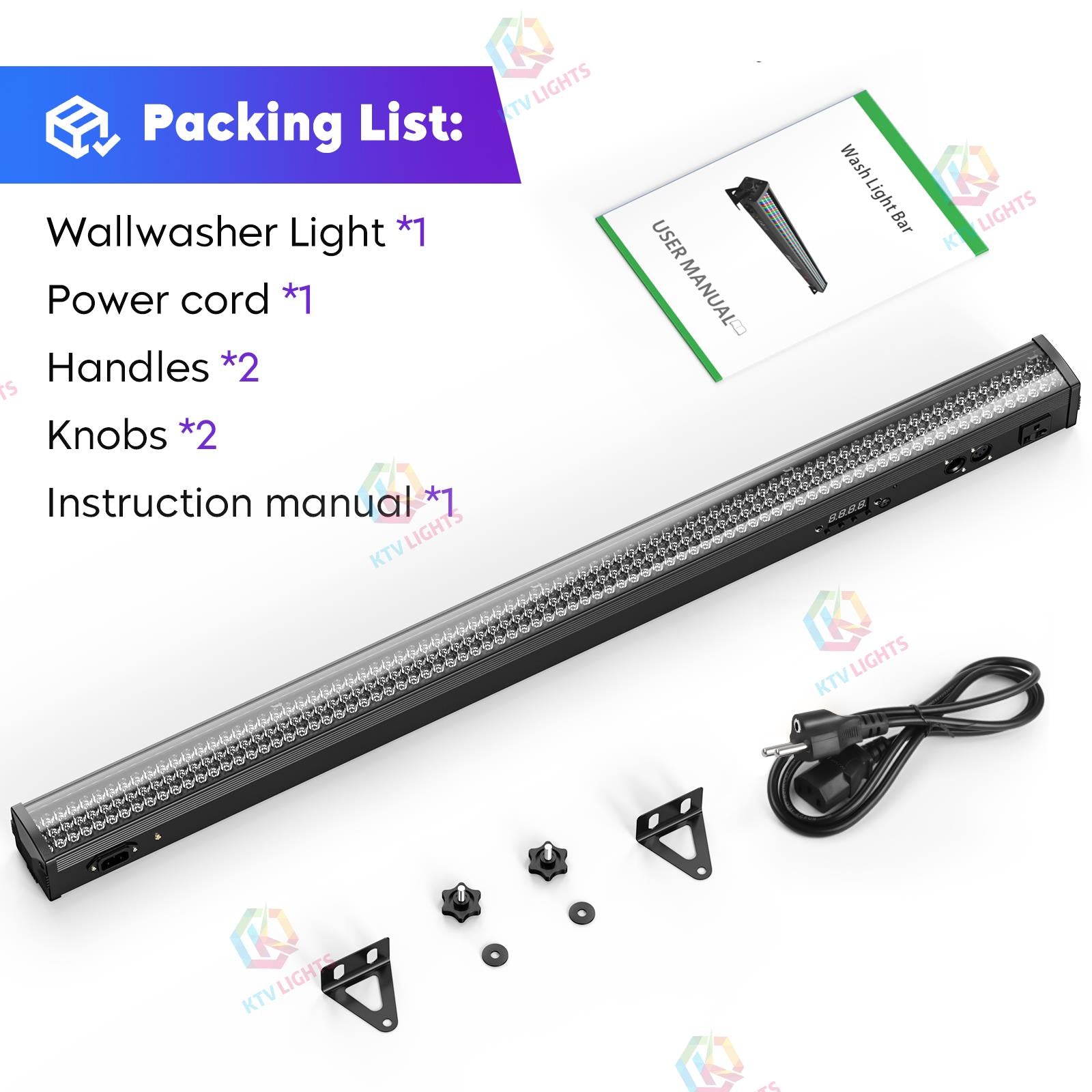 New 252 RGB 3-in-1 LED Wall Washer-X11