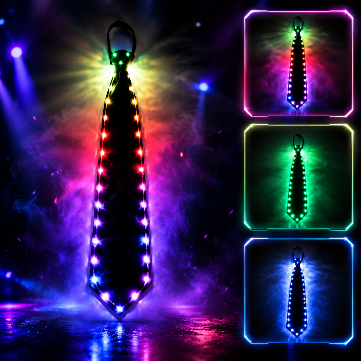 KTVLIGHTS LED Light Up Costume Suit for Rave Parties & Festivals-M30