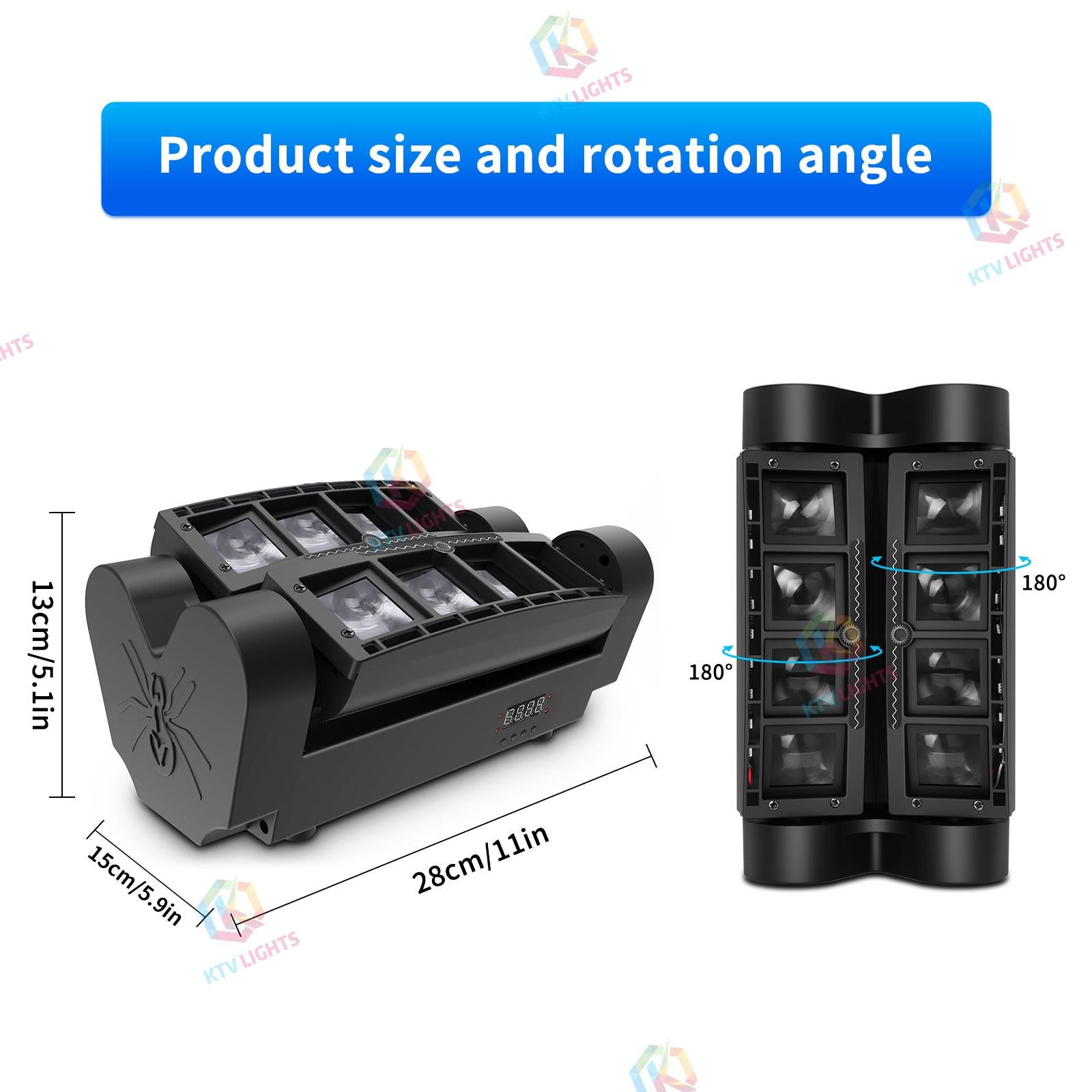 New 3-in-1 RGBW LED Beam Moving Head Lightt-E23