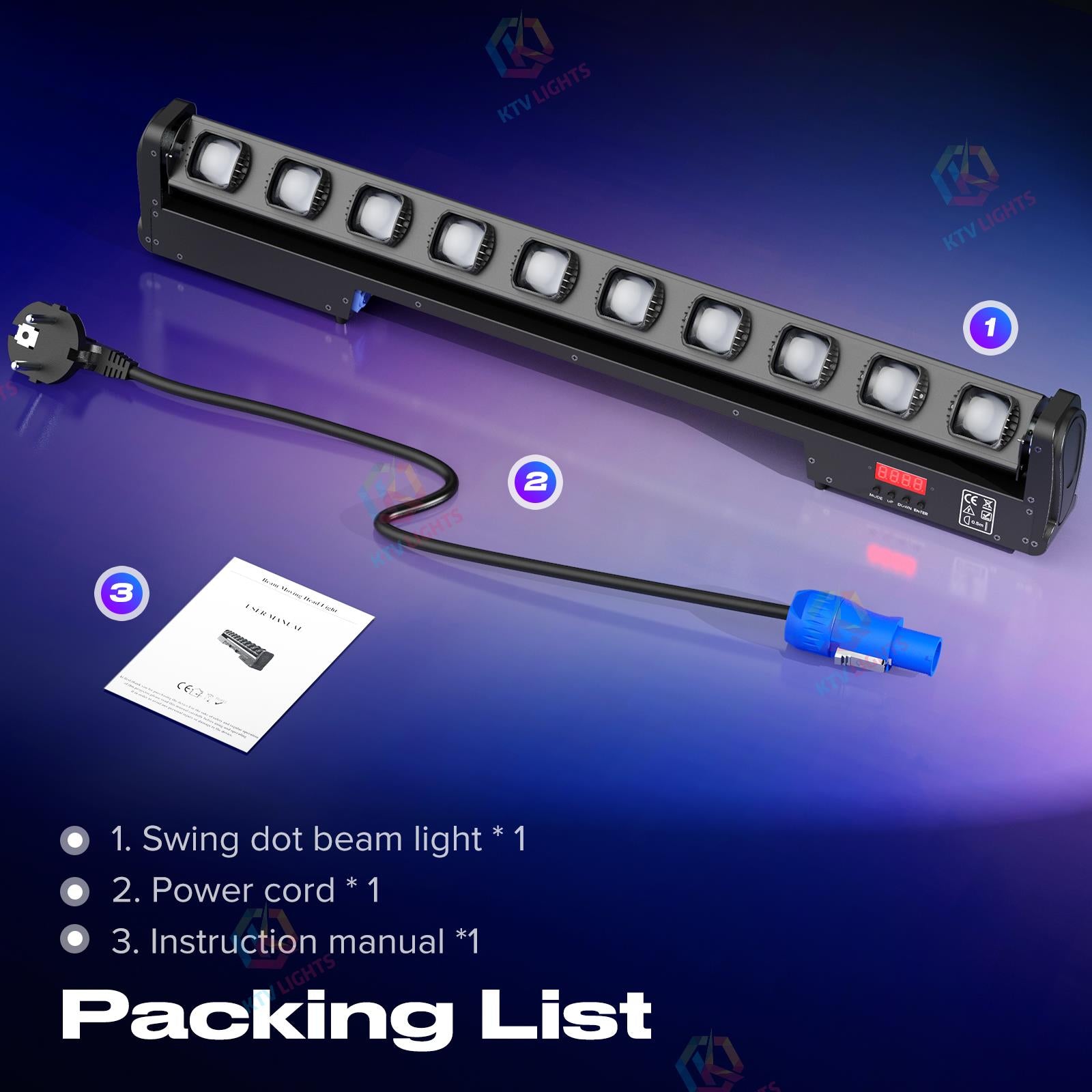 250W LED RGBW 4-in-1 Wall Washer-X5