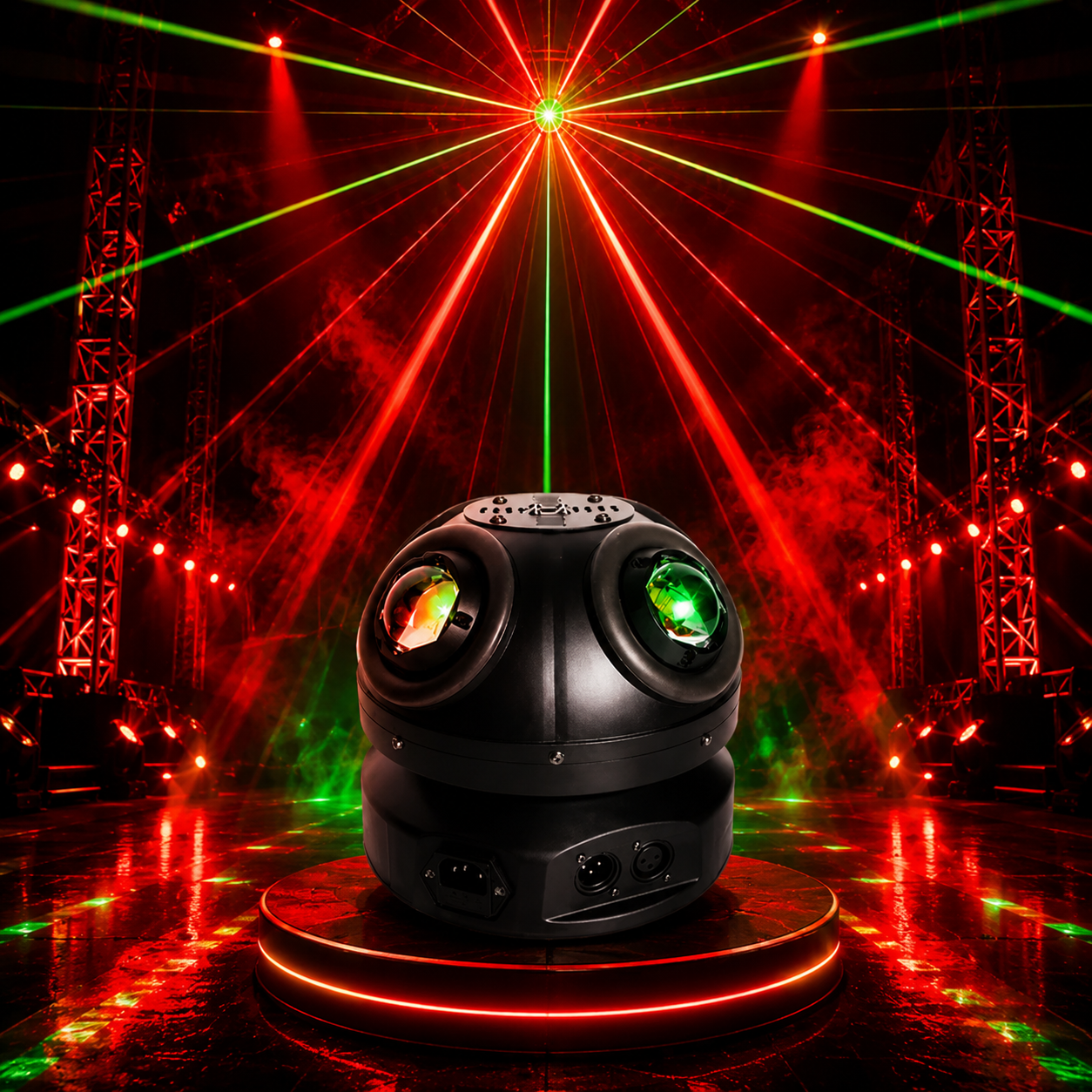 KTVLIGHTS Mushroom Laser Moving Head Light for DJs & Party Events-E13