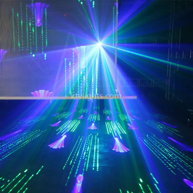 800mw RGB Gypsophila animated laser light-F2250