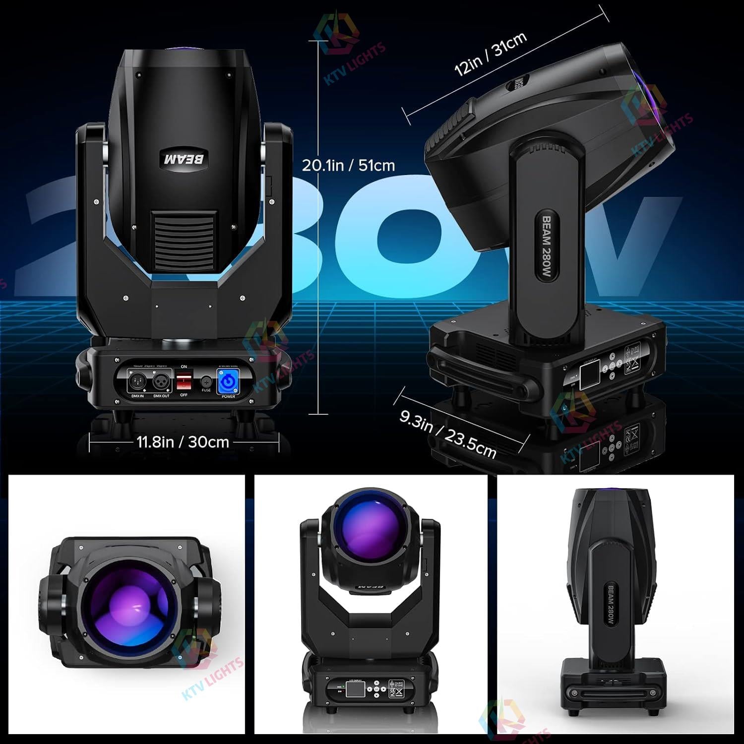 280W 10R High Quality Stage Moving Head Light-E55