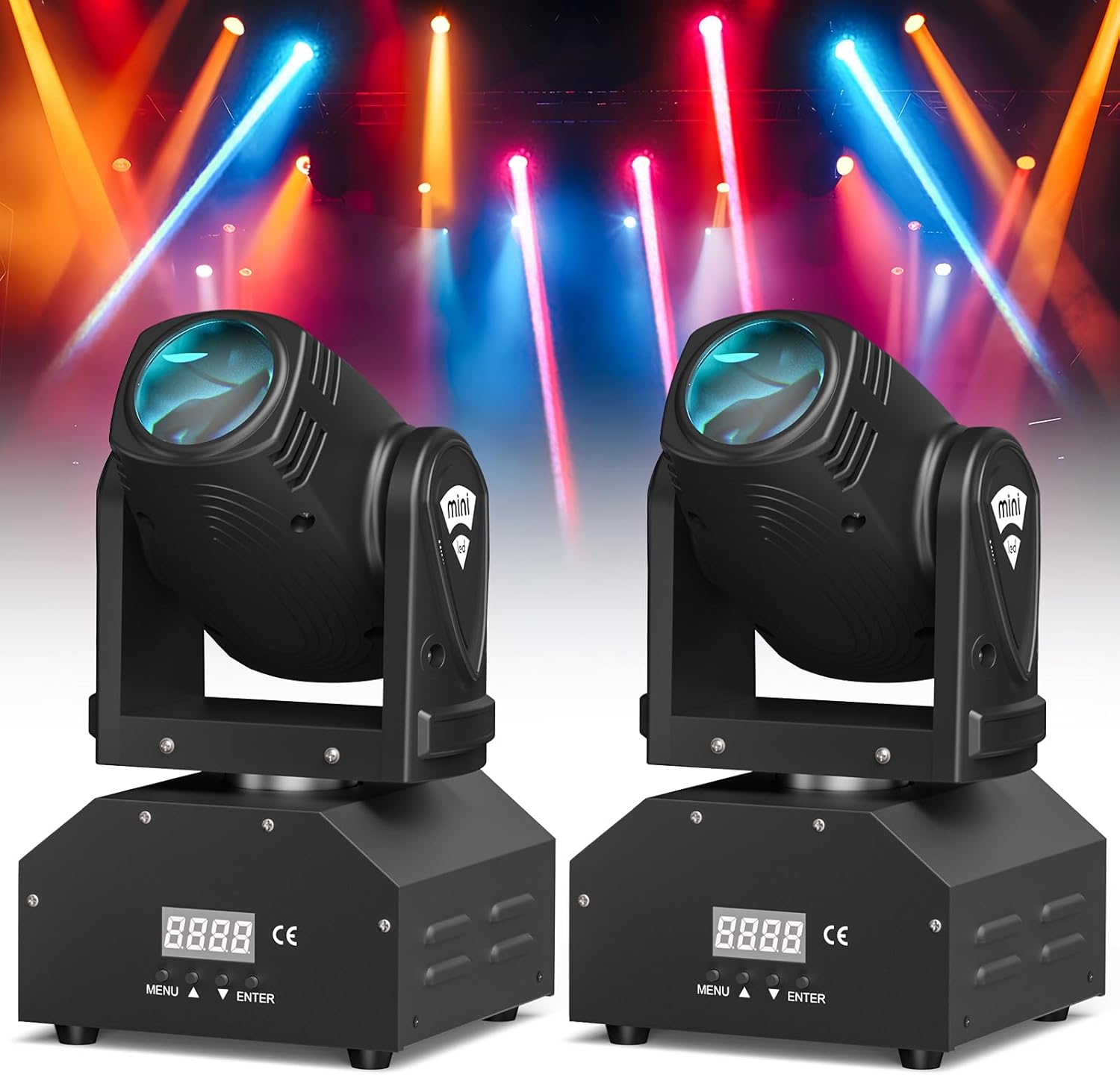 Mini RGBW 4-in-1 LED Beam Moving Head Light-E20