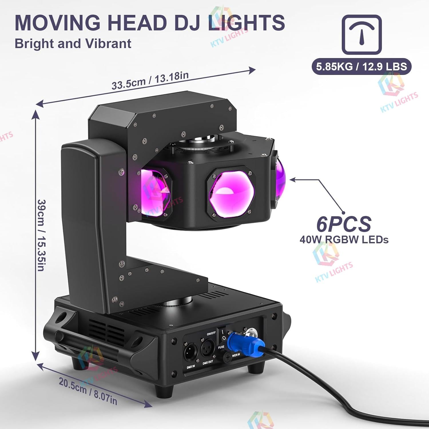 240W six-eye moving head stage light-E16