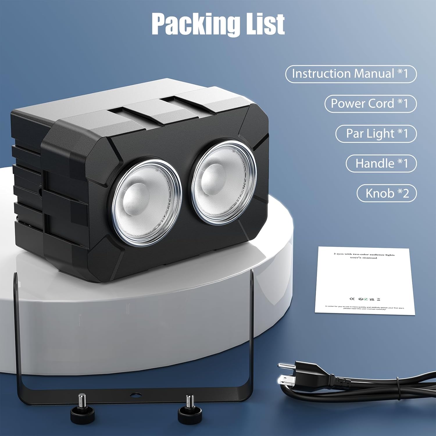 New 2x60w RGBW 4IN1 Wash Par Light-P11