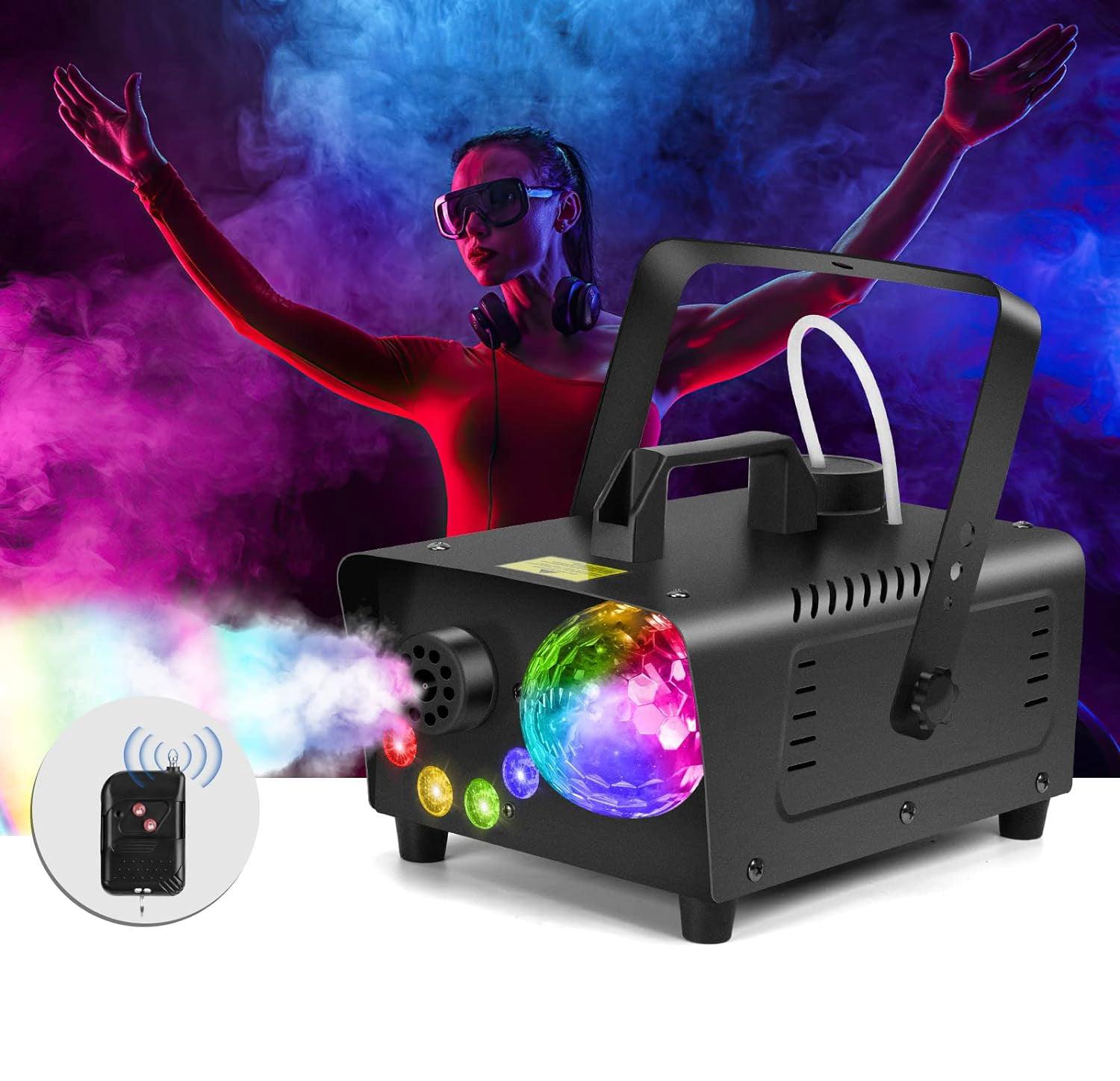 800W 2-in-1 4 LED RGB Smoke Machine-D8