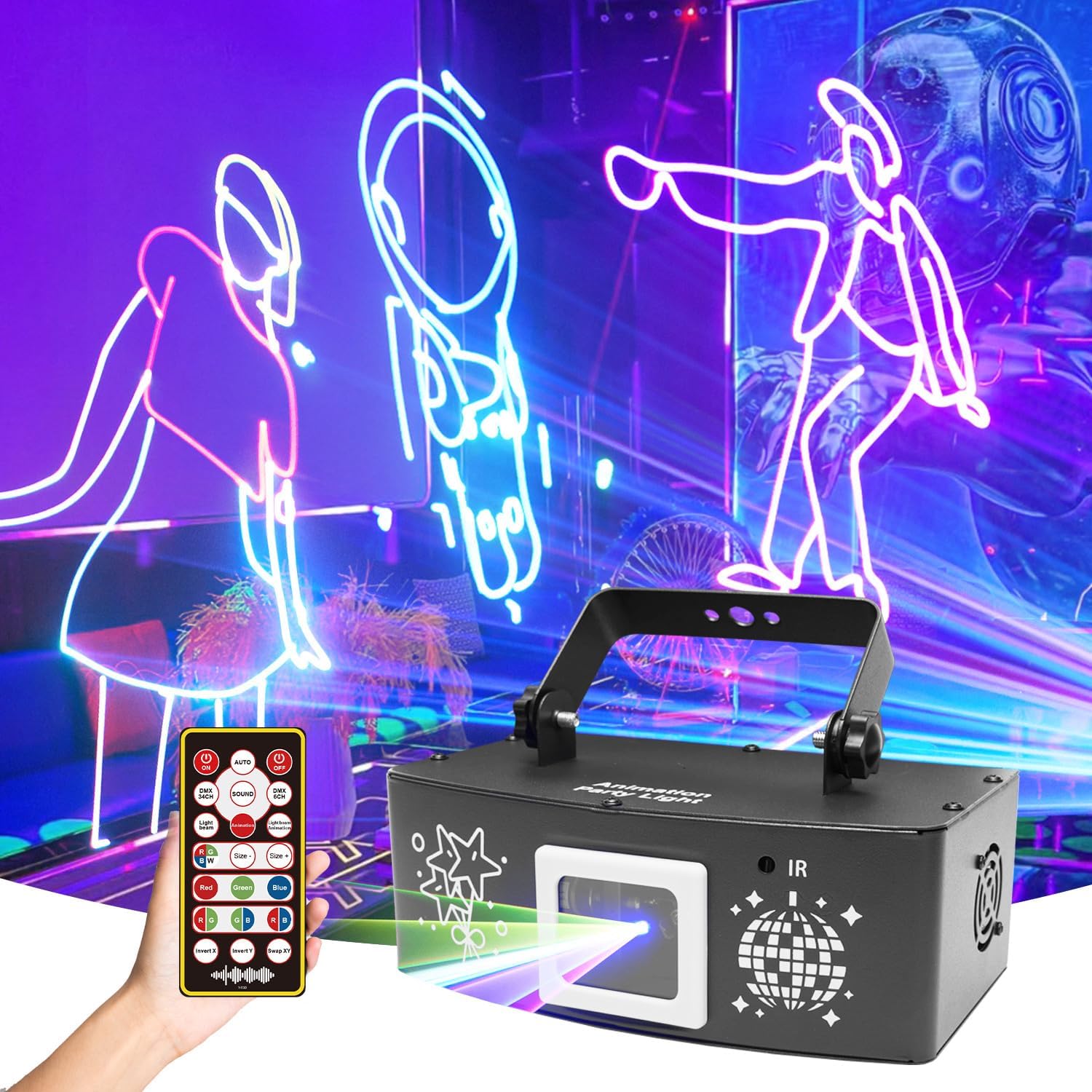 4th generation animation laser light-A24