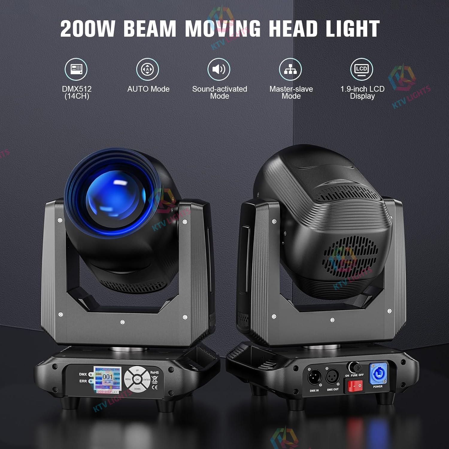 150W LED RGBW Four-in-One Beam Moving Head Light-E58