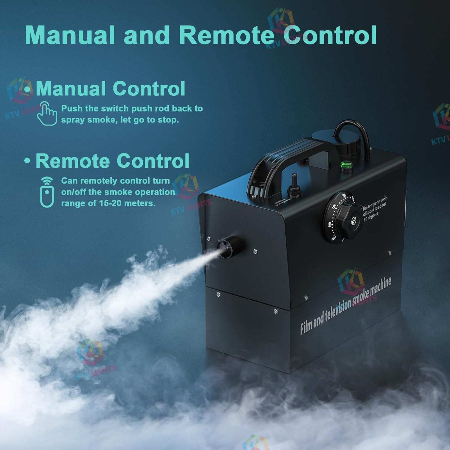 400W Mini Remote Control Rechargeable Smoke Machine-Y17