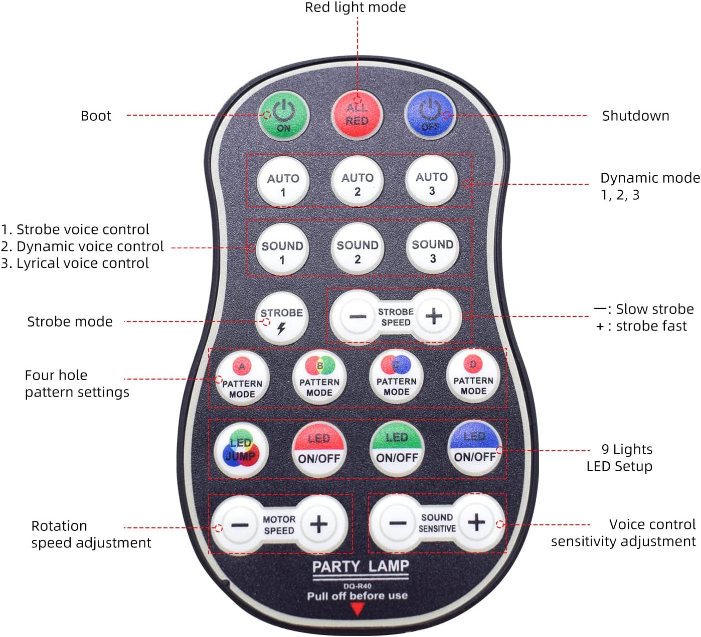 2025 New 3 in 1 Four-hole Laser Light-B35