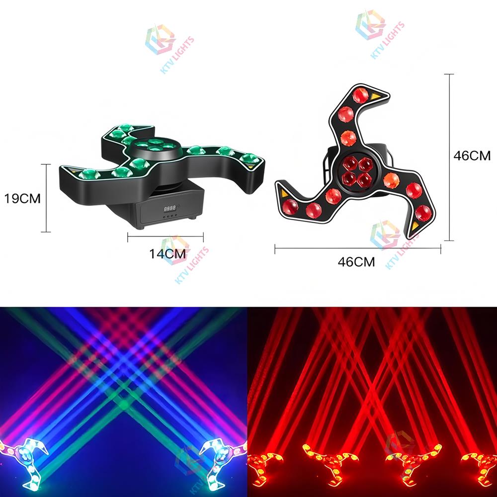 4-in-1 Cyclone Moving Head Light - E70