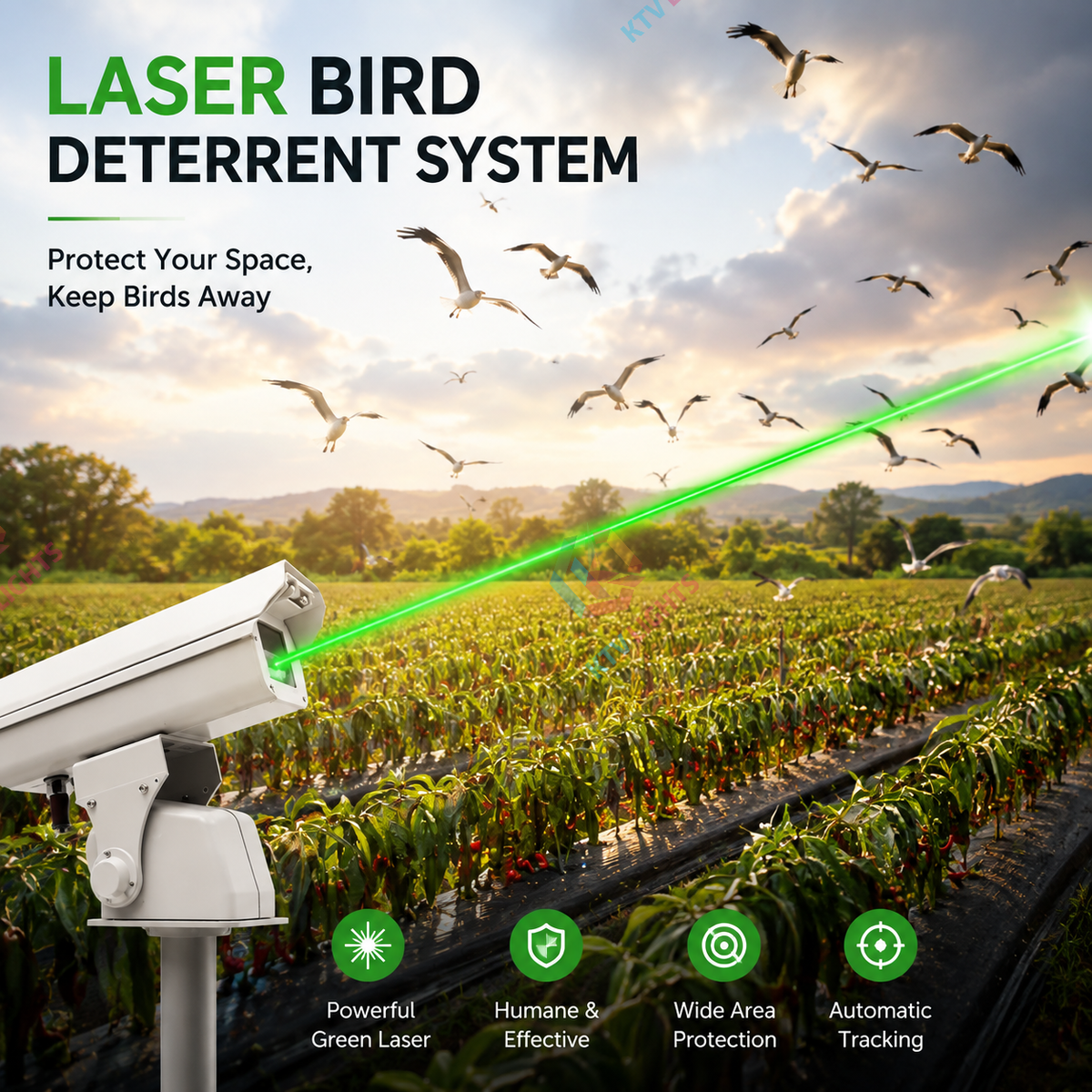 Programmable Outdoor Landmark Laser Light - B12