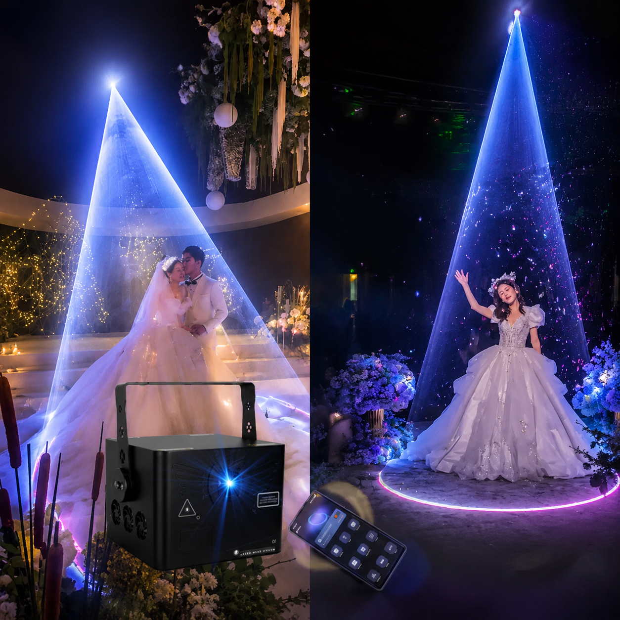 6W-30W Large Bluetooth APP Animation Laser Light - A25
