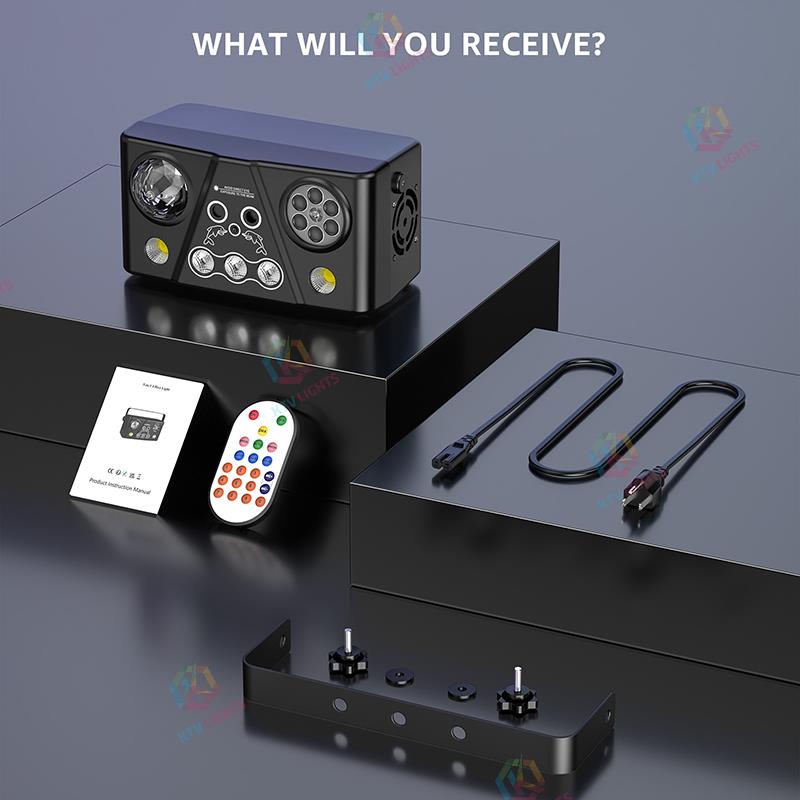 Five-in-one bee-eye magic ball beam light-C20