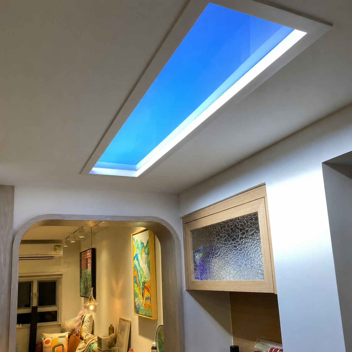 KTVLIGHTS Smart WiFi LED Artificial Skylight Ceiling Lamp