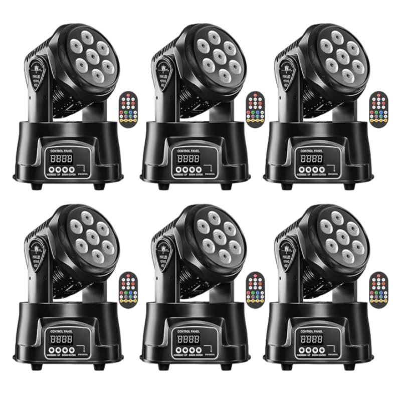 7x10W Moving Head Color Washing Light - P9