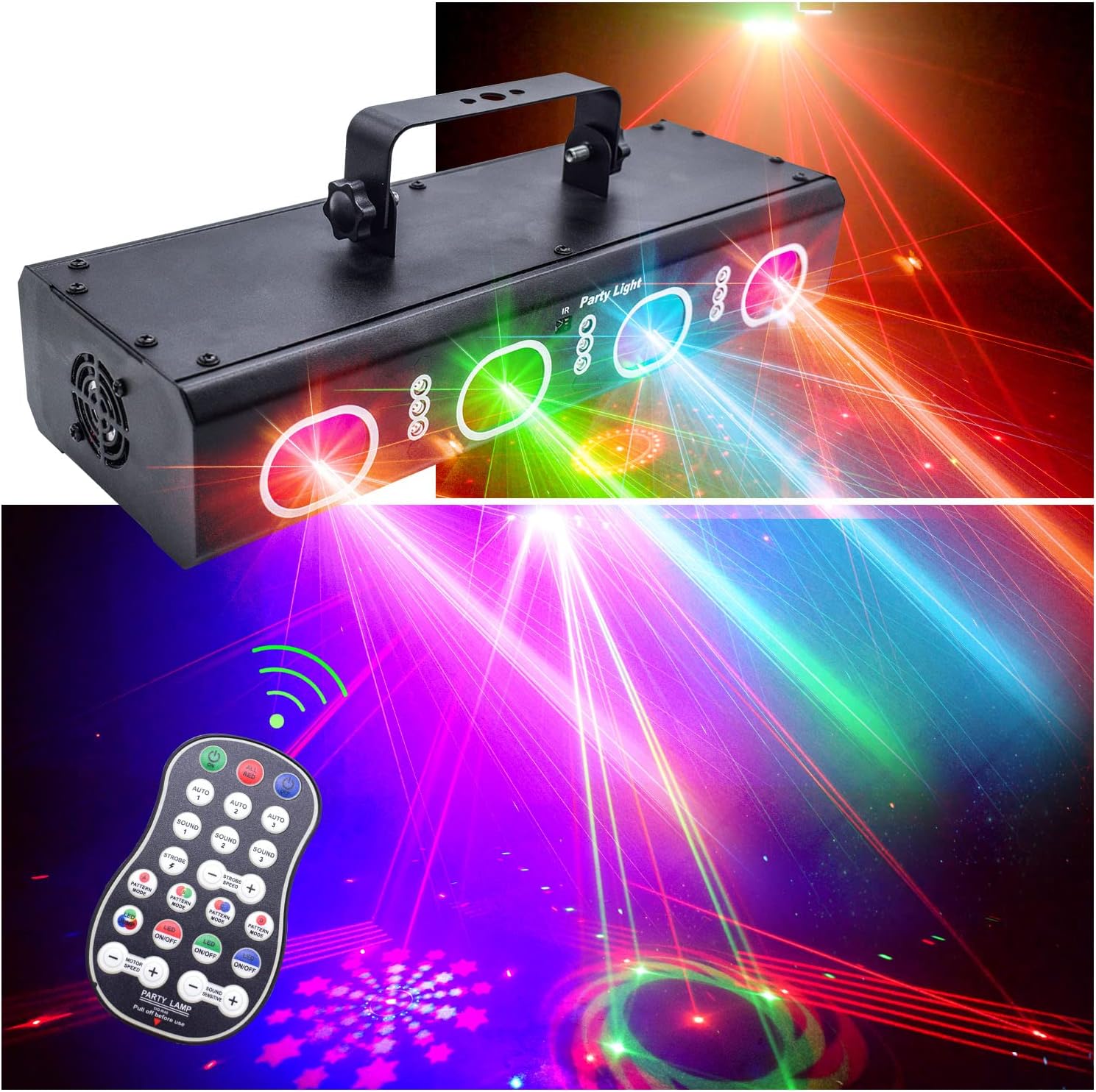2025 New 3 in 1 Four-hole Laser Light-B35