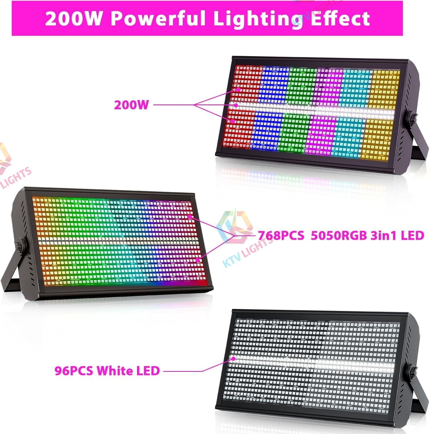 200W 4-in-1 LED High-Brightness Wall Washer Light - X20