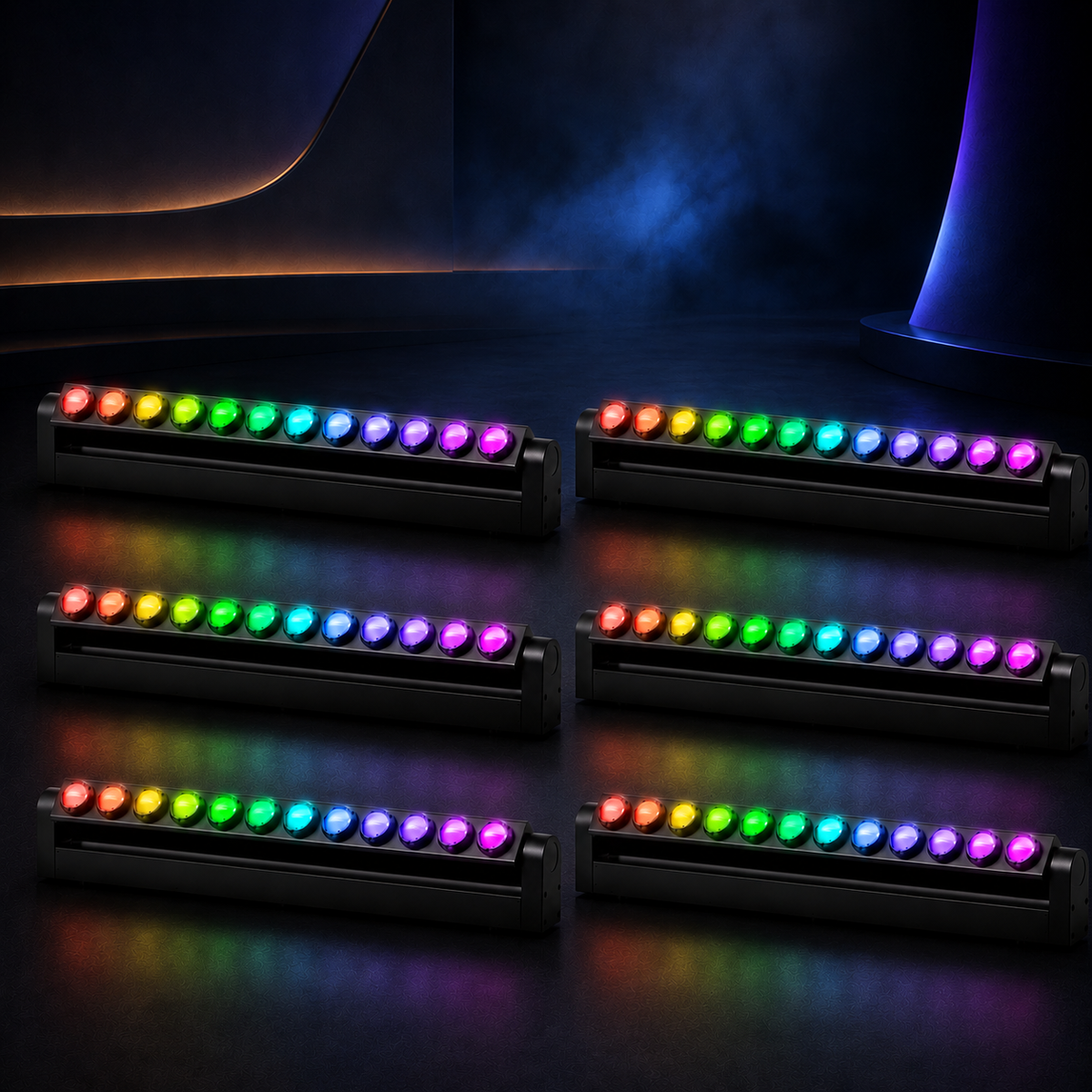 KTVLIGHTS 180W LED Moving Head Beam Bar Wall Washer Light-X17