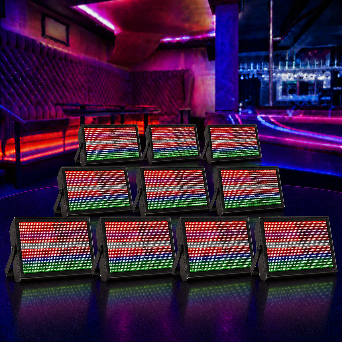 KTVLIGHTS 200W RGBW 4-in-1 High-Brightness LED Wall Washer-X20