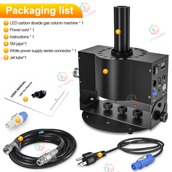 300W 18PCS 12v Three-color RGB Smoke Machine-Y10