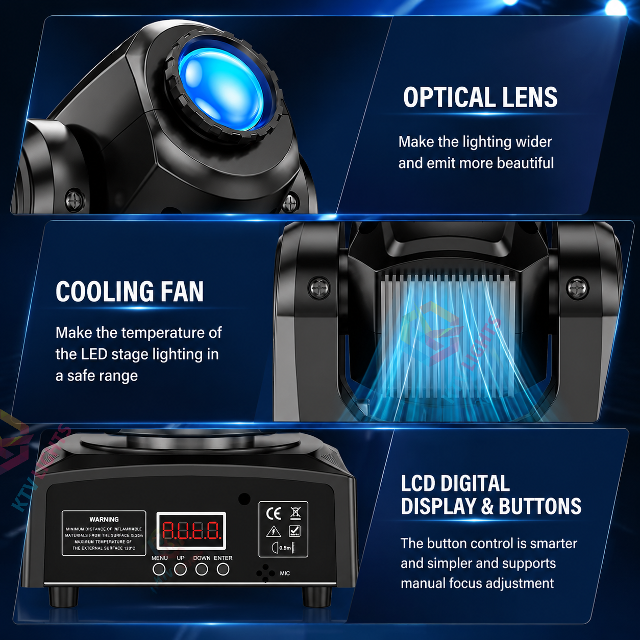 RGBW Beam Moving Head Light-E18