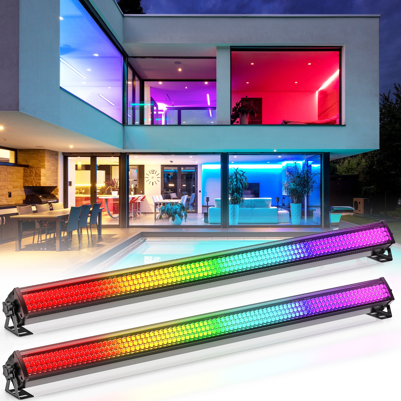 New 252 RGB 3-in-1 LED Wall Washer-X11