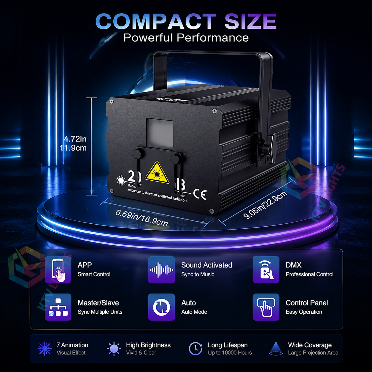 iOS/Android APP IP65 Animation Laser Light-A3