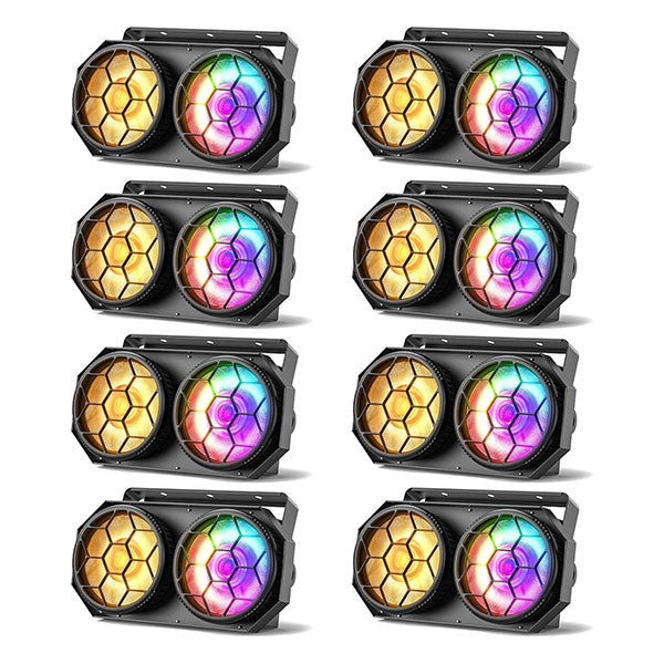 2x100W RGB LED COB PAR LED Flashing Lights - P65