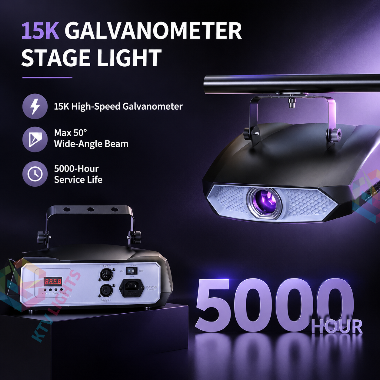 2w APP 3D Animation Party DJ RGB Laser Light - A33