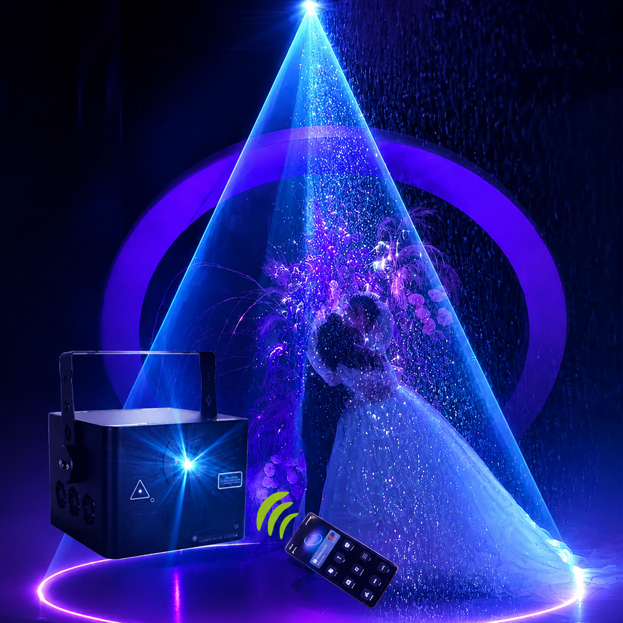 6W-30W Large Bluetooth APP Animation Laser Light - A25