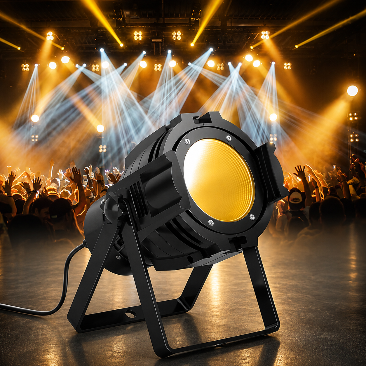 KTVLIGHTS 80W COB LED White/Warm White Stage PAR Spotlight-P39
